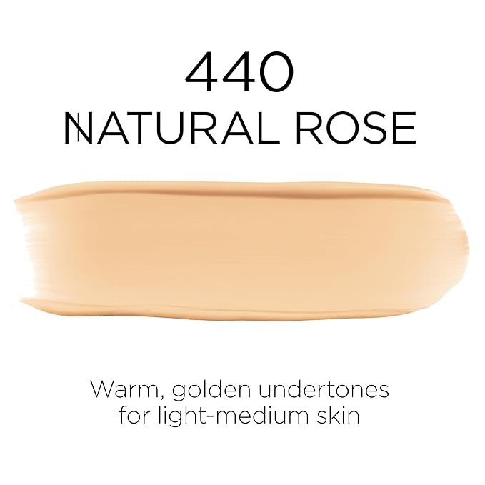 L'Oreal Paris Makeup Infallible Up to 32 Hour Fresh Wear Lightweight Foundation, 440 Natural Rose, 1 Fl Oz, Packaging May Vary-VivaGrace Women