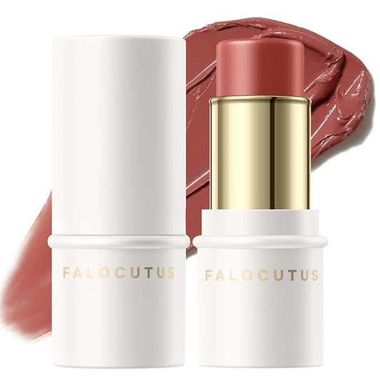 2Pcs Cream Blush Makeup Stick,Monochromatic Multi-Stick Face Blush for Cheek,Lip and Eye,Matte and Dewy Finish for Long Wearing,Easy Application.HEAT WAVES-VivaGrace Women