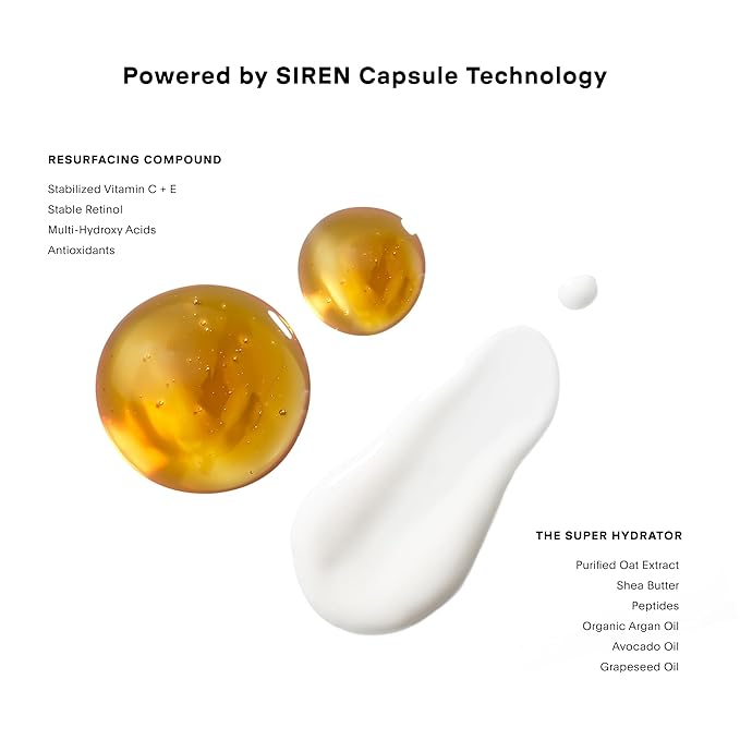 U Beauty - The U Beauty Duo - Resurfacing Compound & SUPER Hydrator Set - Vitamin C & E, Retinol, Hyaluronic Acid - Moisturizing Face Serum Duo for Smooth, Hydrated and Softer Skin, Set of 2 0.5 fl oz-VivaGrace Women