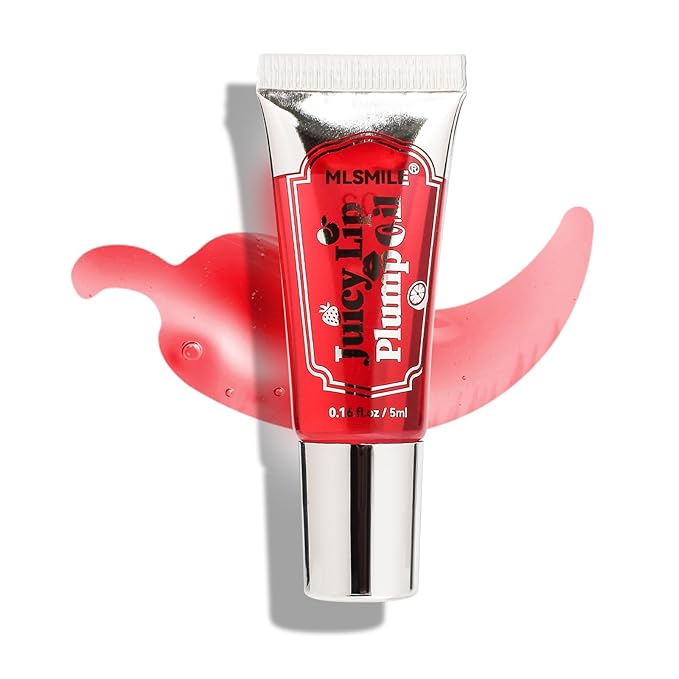 Roll On Plumping Lip Oil with Chili Extract, Fuller Lips Instantly, Ultra-Hydrating&Nourishing, Glossy Finish Lip Glow Oil, Fuller Booster Balm Moisturizing, Smooth, Define Your Lips (#03)-VivaGrace Women