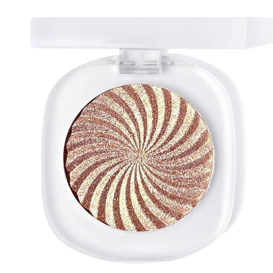 Cream Highlighter Makeup Palette, Glow Highlighters Makeup Powder, Suit for Cheeks, Body, Eyeshadow, Silver Light Pink Rose Gold Purple Champagne, Vegan, Talc Free (06)-VivaGrace Women