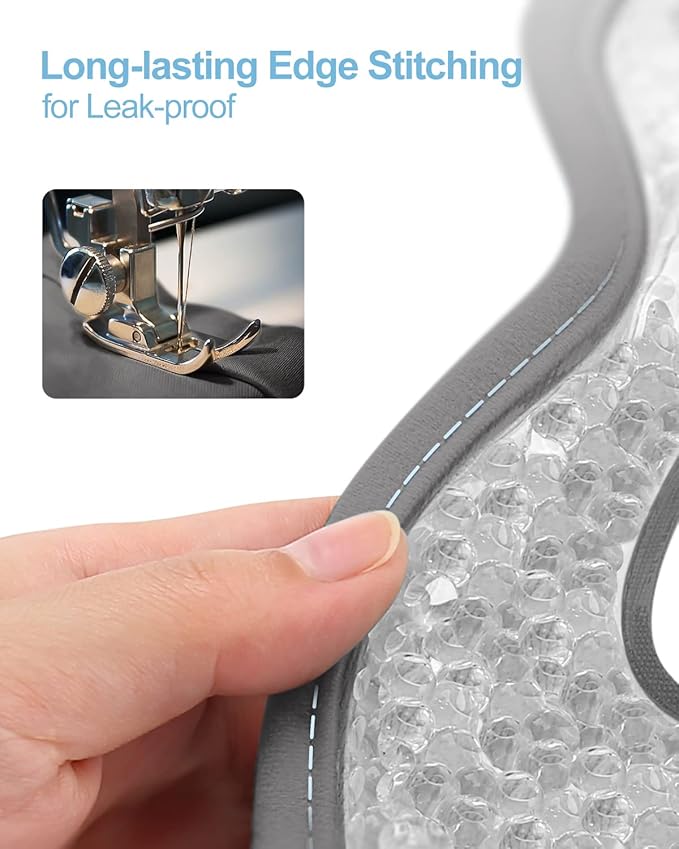 Luxtude Gel Eye Mask 2PCS, Reusable Cooling Eye Masks for Sleeping, Hot Cold Eye Mask Ice Pack, Frozen Cold Eye Compress for Puffiness/Dark Circles/Headaches/Migraines/Eye Bags/Stress Relief (Gray)-VivaGrace Women