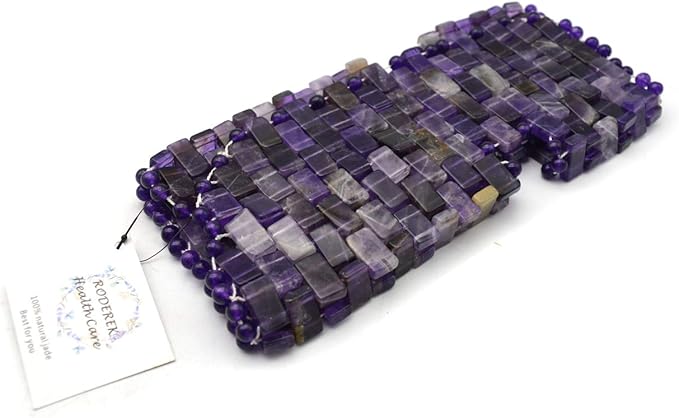 Jade Face Mask, Jade Mask for Relieving Face & Eye Puffiness Migraine, Anti Wrinkle Mask Therapy, Yoga Meditation Tools (Amethyst)-VivaGrace Women