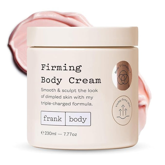 frank body Firming Body Cream | Caffeine & BODY 3 COMPLEX™ to Help Reduce the Look of Dimpled Skin & Stretch Marks | Vegan, Cruelty-Free, Hyper-Hydrating | 200ml-VivaGrace Women