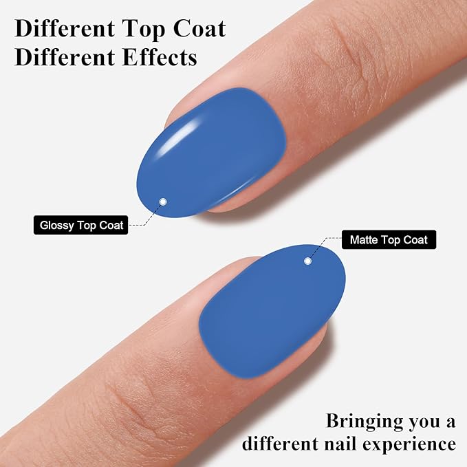 Imtiti Gel Nail Polish - Cornflower Blue, 15ml Soak Off Manicure Art for Salon or DIY at Home - Nail Lamp Design Decoration Gift for Women, 0.5 Fluid Ounces