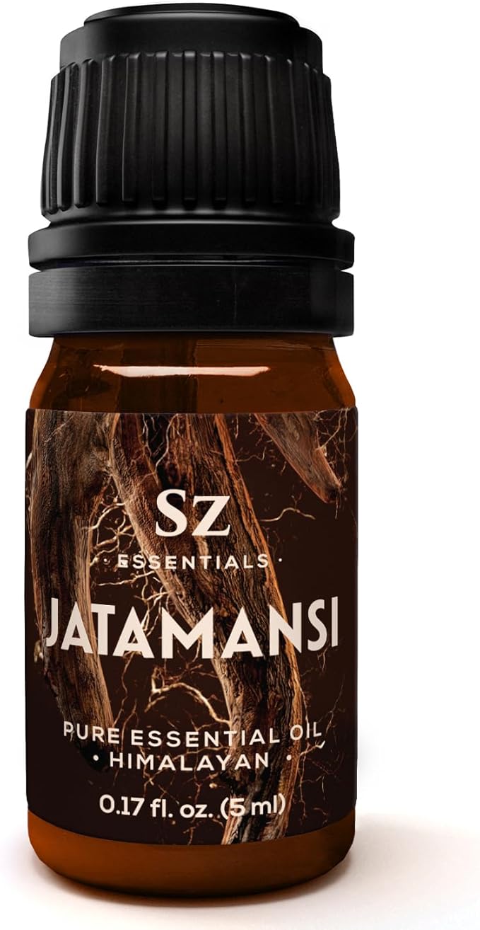 Jatamansi Essential Oil aka Spikenard - 100% Pure & Undiluted - Extracted from Nardostachys Jatamansi - Strong & Powerful Scent with Earthy Overtones - Therapeutic Grade - 0.17oz-VivaGrace Women