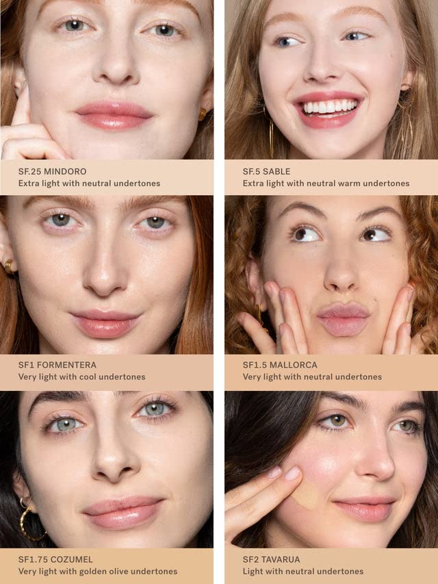 ILIA - True Skin Serum Foundation | Non-comedogenic, Cruelty-Free, Vegan, Weightless Feel, Buildable Coverage, Safe For Sensitive Skin (Tavarua SF2)-VivaGrace Women