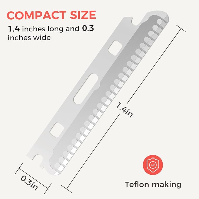 ZOMCHI Precision Eyebrow Razor Blades - Set of 10 Replacement Blades-VivaGrace Women