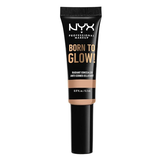 NYX PROFESSIONAL MAKEUP Born To Glow Radiant Concealer, Medium Coverage - Natural-VivaGrace Women