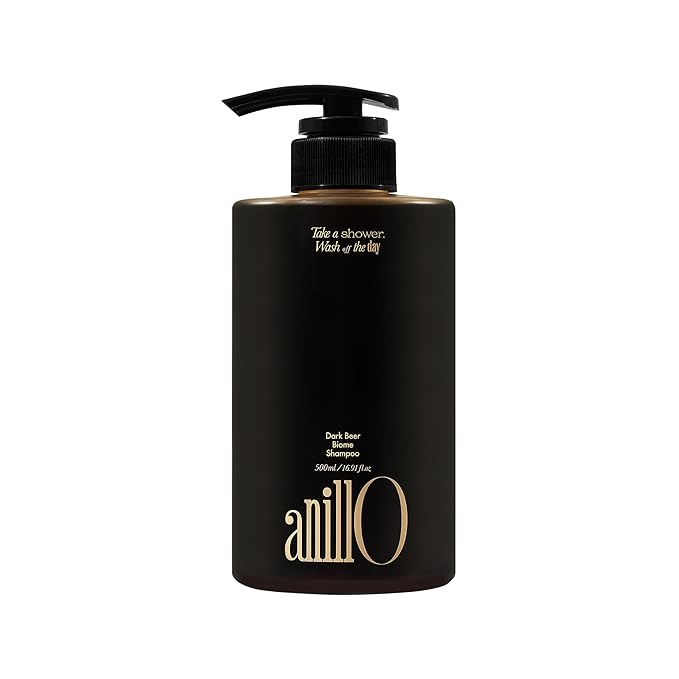 Dark Beer Biome Shampoo - Vegan Anti-Hair Loss Sclap Care with Caffeine & Green Mint Complex for Thicker Stronger Hair- Deep Cleansing, Oil Control & Cooling Effect, Sulfate-Free 500 ml / 16.9 fl oz-VivaGrace Women