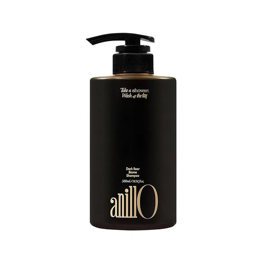 Dark Beer Biome Shampoo - Vegan Anti-Hair Loss Sclap Care with Caffeine & Green Mint Complex for Thicker Stronger Hair- Deep Cleansing, Oil Control & Cooling Effect, Sulfate-Free 500 ml / 16.9 fl oz-VivaGrace Women