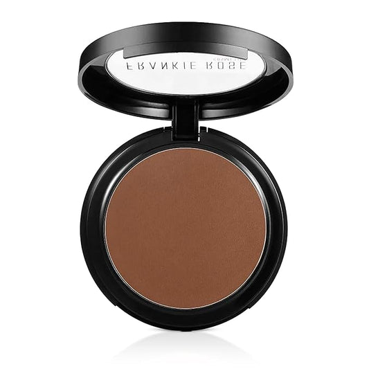 Frankie Rose Cosmetics Powder Foundation – Full Coverage Face Powder For Pores & Imperfections, Evens Out Skin Tone & Shine-Control | 58 Grams (Espresso)-VivaGrace Women