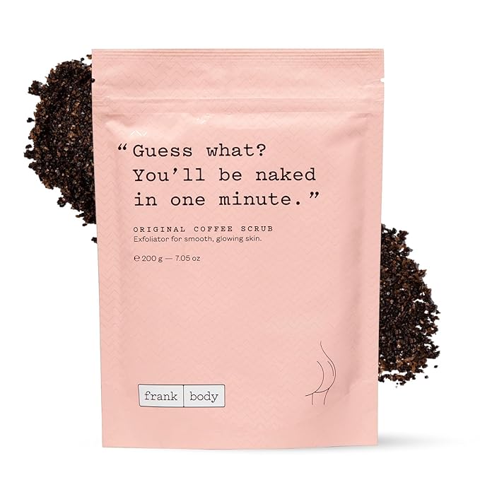 Frank Body Original Coffee Scrub, 7.05oz | Natural & Cruelty Free Exfoliating Body Scrub | Hydrating Vegan Scrub Skin Care For Stretch Marks, Acne, Cellulite | 1ct-VivaGrace Women
