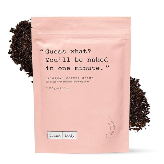 Frank Body Original Coffee Scrub, 7.05oz | Natural & Cruelty Free Exfoliating Body Scrub | Hydrating Vegan Scrub Skin Care For Stretch Marks, Acne, Cellulite | 1ct-VivaGrace Women