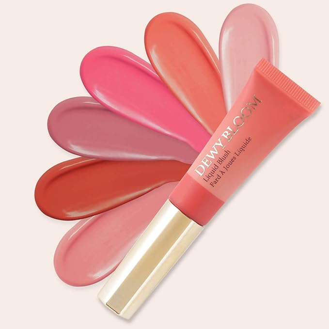 Blush Beauty Wand,Matte Face Blush Contour Wand with Cushion Applicator,Smooth Creamy Dewy Liquid Blush Wand,Blendable Blush Rouge Stick for Cheek,Cruelty-free,103 Rosa,Cool Pink-VivaGrace Women