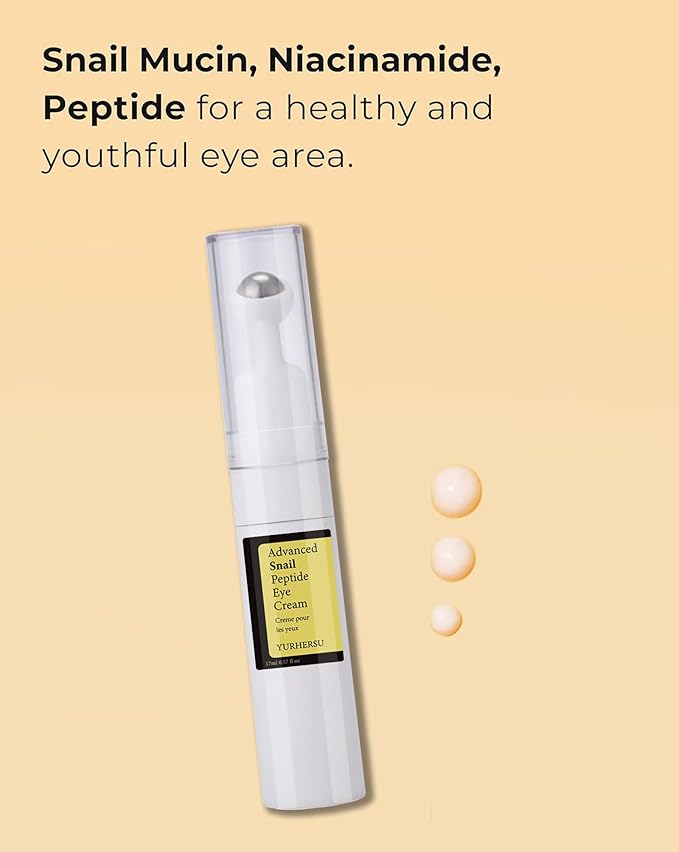 Moisturizing and hydrating snail peptide eye cream can tighten the eye, improve the dark circles around the eyes, and weaken the fine lines of the eye essence-VivaGrace Women