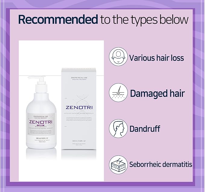 Boosting Treatment | Scalp + Hair Loss + Hair Vitality Triple Care All-in-One (300ml/9.59FL OZ)-VivaGrace Women