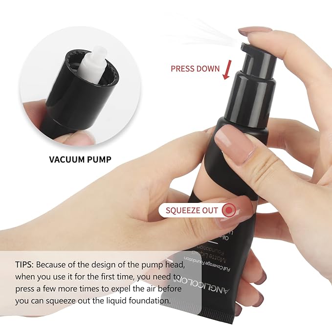Matte Oil Control Concealer Foundation Flawless Soft Long Lasting Foundation Makeup,Waterproof Full Coverage Face Makeup Strong Concealer Foundation for Oily Acne Skin (#101 Porcelain)-VivaGrace Women