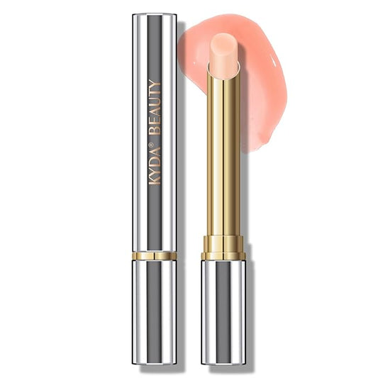 KYDA Tinted Lip Balm, Hydrating Sheer Formula Lip Balm, Natural Glossy Finish, Moisturizing Lip Care Balm for Dry Lips, Peach Candy-VivaGrace Women
