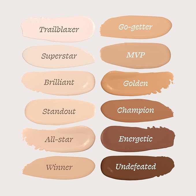 Alleyoop Game Face Concealer Makeup, Lightweight to Medium Buildable Coverage Under Eye Concealer, For Blemishes, Crease-proof and Hydrating with Smooth Second Skin Finish - Winner-VivaGrace Women