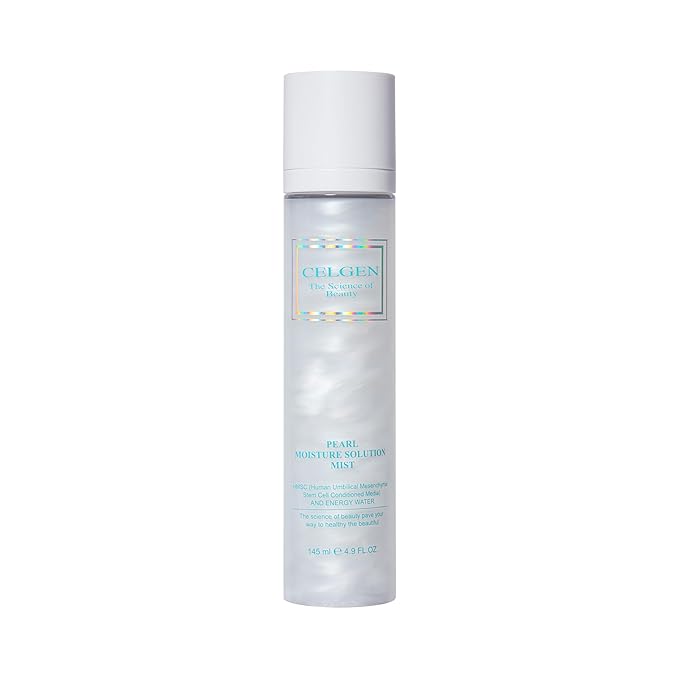 CELGEN] Pearl Moisture Solution Mist – 3-in-1 Toner, Makeup Primer & Setting Spray, Brightening & Hydrating Face Mist, 4.9 Fl. Oz./145ml-VivaGrace Women