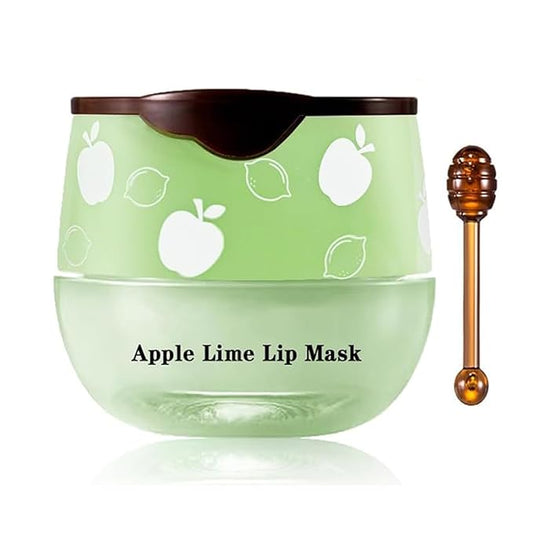 1PCS Bee Lip Balm Honey Pot, Moisturizing Lip Balm Overnight Lip Sleeping Mask Lip Scrubs Exfoliator, Hydrating Prevention Dry and Crack Lips, Lip Repair Nourishes the Lip Skin-VivaGrace Women