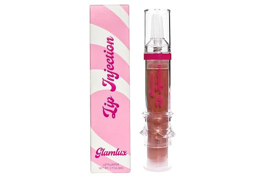 Lip Injection Fake A Lip Flip! (It's Giving Full) Plump Gloss, Lip Plumping Booster Syringe Fuller Lips Instantly, Natural Lip Enhancer, Ultra Hydrating, Volumizes, Plump & Pout Girls & Women-VivaGrace Women