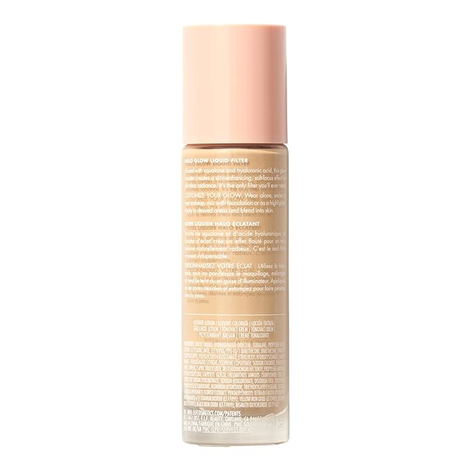 e.l.f. Halo Glow Liquid Filter, Complexion Booster For A Glowing, Soft-Focus Look, Infused With Hyaluronic Acid, Vegan & Cruelty-Free, 0.5 Fair-VivaGrace Women