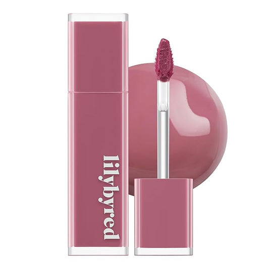 lilybyred Bloody Liar Coating Tint | Korean Glossy Lip Stain, Vivid & Juicy Color, Syrupy Shine, Moisturizing, Long-Lasting & Smudge-Proof, Non-Sticky, Lightweight, 0.14 oz. (14 Bitter Podo)-VivaGrace Women