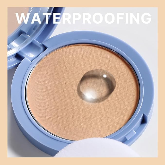 evpct Kaely Oil Control Pressed Face Powder, Get Smooth Flawless Fine Lines and Lightweight Finishing Foundation, Control Shine Long Lasting Waterproof Face Setting Powder Cosmetic, 11 Radiant Honey-VivaGrace Women