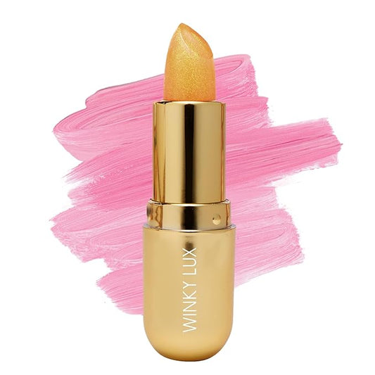 Winky Lux Citrine Balm, pH Lip Balm, Color Changing Lipstick and Tinted Lip Balm, Vegan & Cruelty Free Lip Balm, Hydrate & Plump, Sheer Pink Lipstick, Citrine-VivaGrace Women