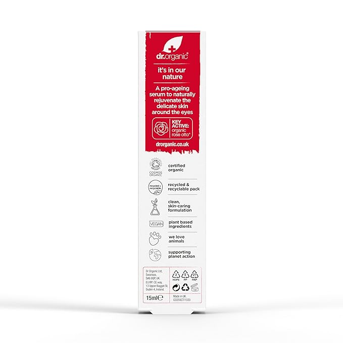 Organic Doctor Rose Otto Eye Serum, 0.5 Fluid Ounce-VivaGrace Women