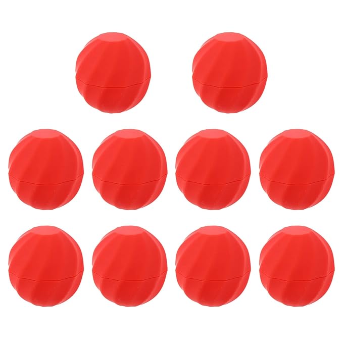 FRCOLOR Lip Balm Tubes Jar Lip Gloss 10Pcs Empty Lip Lip Balm Bottles Filling Lipstick Box Empty Lip Balm Sphere Containers Balm Sphere Containers Lip Balm Tube Refillable Lip Balm Containers-VivaGrace Women