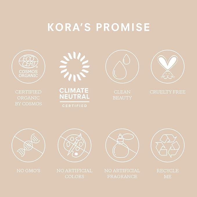 KORA Organics Turmeric Brightening & Exfoliating Mask, Multi-Use Facial Scrub, Polish & Illuminate, Certified Organic Exfoliating Face Mask, Cruelty Free Exfoliator - 3.38 fl oz-VivaGrace Women