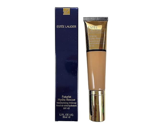 Estée Lauder Futurist Hydra Rescue Moisturizing Foundation SPF 45, 12 Hour Glow, 1.2 oz., 1W2 Sand-VivaGrace Women