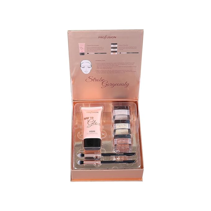 Profusion Cosmetics Way To Glow Illuminating Kit-VivaGrace Women