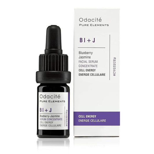Odacité Anti Aging Serum Concentrate with Blueberry + Jasmine, Hydrating & Skin Brightening Anti-Aging Facial Oil Concentrate for Mature & Tired Skin - 0.17 fl. oz-VivaGrace Women