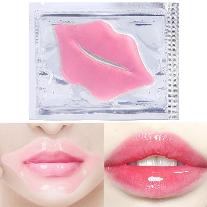 MEICOLY Lip and Eye Mask Sheet Moisturizing Gold Under Eye Mask Gel Crystal Collagen Anti-Aging Eye Patches Dark Circle Remover 30 Pads with Box, A-VivaGrace Women