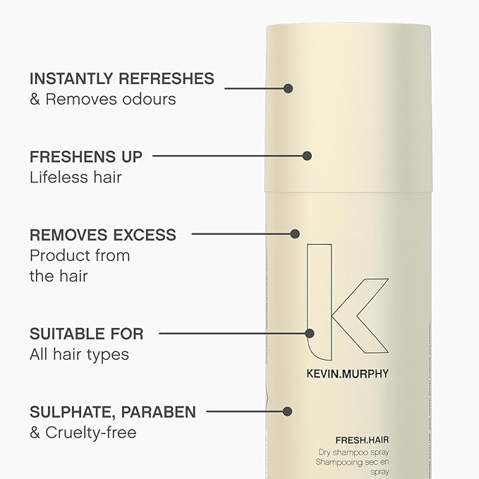 KEVIN.MURPHY FRESH.HAIR - Dry Shampoo Spray - For All Hair Types - Sulphate-Free Dry Shampoo - 100 mL / 3.4 oz-VivaGrace Women