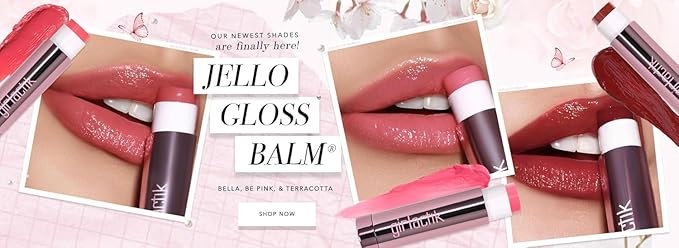Girlactik Jello Gloss Lip Balm - Original Lip Care with Vitamin E, Aloe Vera, Avocado and Apricot Kernel Oil for Hydrating, Moisturizing Lip Balm with Glossy, Smooth, 4.5 g / 0.15 oz (Terracotta)-VivaGrace Women