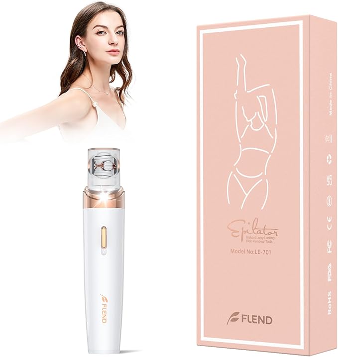 Epilator,2 in 1Epilator for Women Rechargeable,Womens Electric Shaver with LED Light,Hair Removal,Hair Removal for Women Legs/Face/Bikini/Arms,Smooth Epilator Trimmer Travel Kit Set,Simple to use-VivaGrace Women