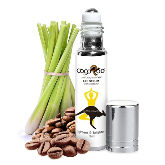 Caffeinated Eye Serum, Nutrient-Dense, 100% Pure, Natural & Vegan (Lemongrass)-VivaGrace Women