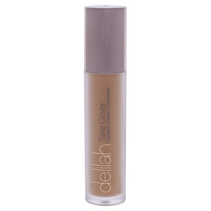 delilah - Take Cover Radiant Cream Concealer - Chashmere - Blendable, Hydrating, Long-Lasting, Light Reflecting, Imperfections Corrector - Enriched with Vitamin E - Medium to Full Coverage - 0.12 Oz-VivaGrace Women