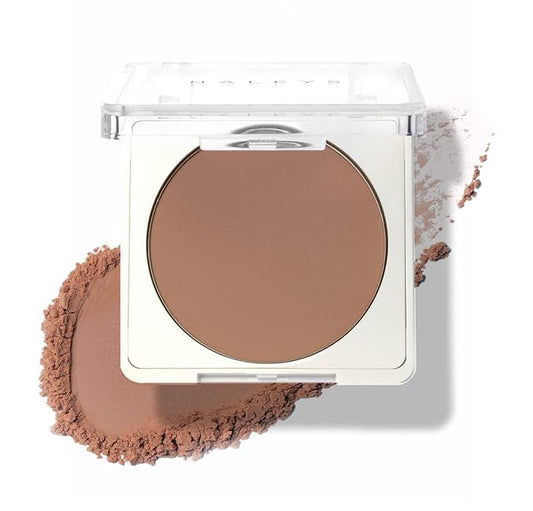 HALEYS Re-sculpt Smoothing Contour Powder (Medium) Lightweight, Non-Caking, Nourishing & Skin-Softening, Infused with Shea Butter & Chamomile Flower Water to Soothe Skin-VivaGrace Women