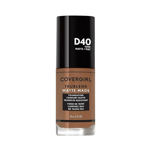 COVERGIRL TruBlend Matte Made Liquid Foundation, Deep Bronze , 1 Fl Oz (Pack of 1)-VivaGrace Women