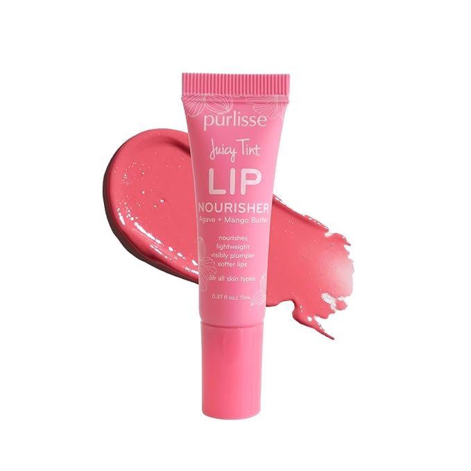 Purlisse Juicy Tint Lip Nourisher - Tinted Lip Moisturizer (Pink Shine)-VivaGrace Women