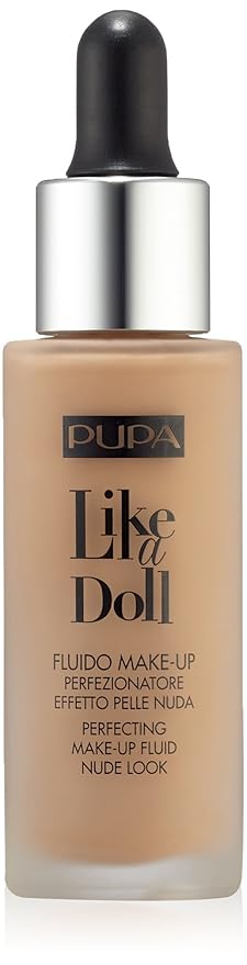 PUPA Milano Like A Doll Perfecting Make-Up Fluid, Sand 30 ml-VivaGrace Women