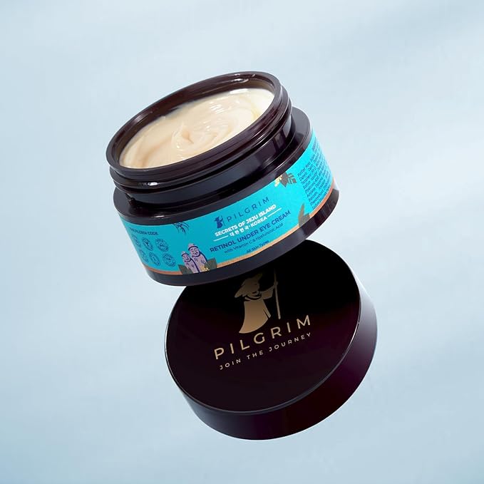 Pilgrim Korean Retinol Under Eye Cream | Infused with Vitamin C & Hyaluronic Acid | Redensify & Vitalized Skin | Eliminates Dark Circles & Wrinkles | Provides Youthful Skin | 1.06 Oz/50g-VivaGrace Women