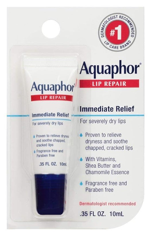 Aquaphor Lip Repair, 0.35 Fl Oz, Pack of 6-VivaGrace Women