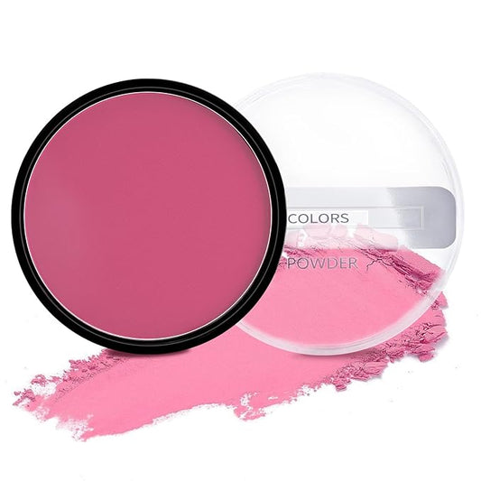 Boobeen Powder Blush Matte Blush, Highly Pigmented Beauty Cream Blush Palette for Create A Natural Cheek Flushed Look, Rich Colors-VivaGrace Women